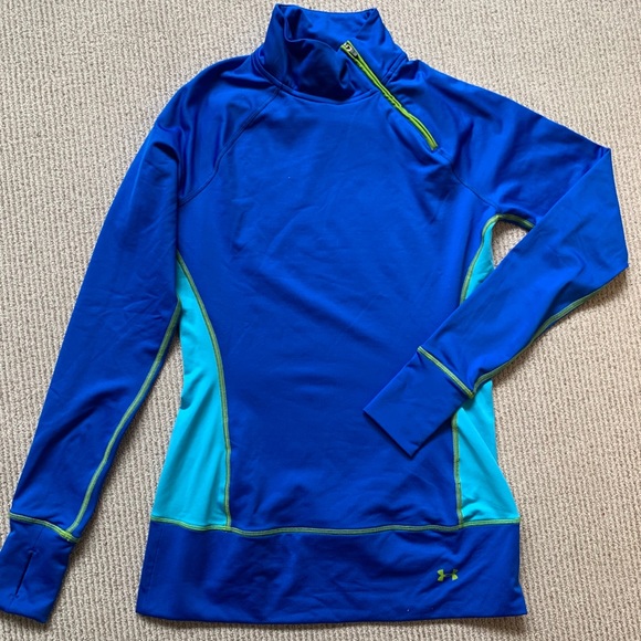 Under Armour Ski  Evo ColdGear Side Zip top - Picture 1 of 5